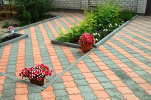 Укладка тротуарной плитки в Дубне