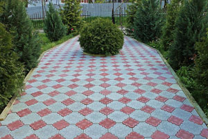 Укладка тротуарной плитки в Рогачево